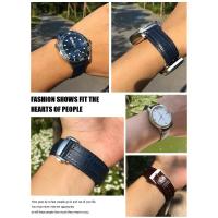 ราคา 2023 Genuine leather watch strap suitable for Omega new Seamaster 300 De Ville AT150 Speedmaster Ocean Universe 20 21mm (19959305742)