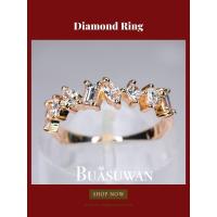 ราคา แหวนเพชร ตัวเรือนพิงค์โกลด์ 18K เพชรรูปร่างแฟนซี แหวน เน้นความน่ารักๆ เรียบหรู มีสไตล์ เหมาะที่สวมติดนิ้วได้ในทุกๆวัน การันตีเพชรแท้ (20661380272)