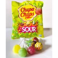 ราคา Chupa Chups Sour 10 Lollipops มี 3 รส น้ำหนัก 120 กรัม BBF 07 2026 (21262020866)