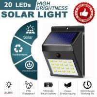ราคา ไฟติดผนัง LED อัตโนมัติ ไฟLed หลอดประหยัดไฟ Solar motion sensor light ไฟติดผนังโซล่าเซลล์พลังงานแสงอาทิตย์ 20 led solar light 3โหมด พลังงานแสงอาทิตย์ ไฟติดผนัง เซ็นเซอร์ ไฟโซล่าเซลล์ (5189122274)