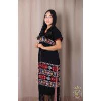 ราคา เสื้อกะเหรี่ยง ผ้าทอกะเหรี่ยง (21166547409)