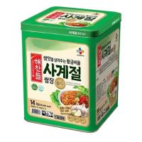 ราคา ซัมจัง ซอสจิ้มหมูย่าง ราคาส่งสำหรับร้านค้า large capacity for korea restaurant ssamjang 14kg CJ 해찬들 사계절 쌈장 (20691805663)