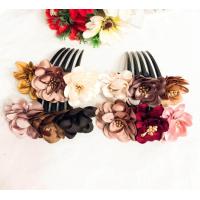 ราคา หวีสับดอกไม้ฝรั่งเศส โทนเหลืองทอง โทนชมพู จำนวน 2 ชิ้น (700352560)