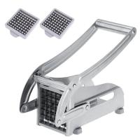 ราคา Potato Slicer Fry Cutter Potato Fries Slicer Stainless Steel Professional Potato Cutter Dicer Manual Vegetable Chopper for Potato French Fries Cucumber Vegetables Carrot enhanced (20507093277)