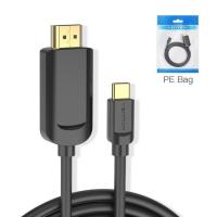 ราคา Vention USB C HDMI 4K Type C to HDMI 60HZ Cable Thunderbolt 3 Adapter for Huawei P40 Mate 30 Pro MacBook Air ipad usb c Cable Adapters (19931779914)