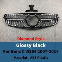 ราคา GT AMG สไตล์เพชรด้านหน้า Racing Hood Grill ปรับแต่งอุปกรณ์เสริมตาข่ายสำหรับ Mercedes W204 Benz C Class W204 2007 2008 2009 2010 2011 2012 2013 2014จัดแต่งทรงผม Facelift Upgrade (11116369642)