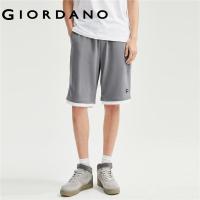 ราคา GIORDANO ผู้ชาย กางเกงขาสั้นลำลองเอวยางยืดป้ายทอป้ายทอสองชิ้นปลอม Free Shipping 01103451 (18425668924)