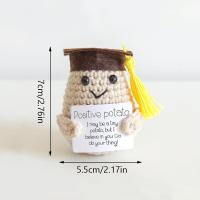 ราคา Jsej ตุ๊กตาสร้อยคอแบบเชือกถักขนสัตว์ของตกแต่งผลไม้ผ้าโครเชต์ถักมือ1ชิ้นตุ๊กตามันฝรั่งผักผลไม้แสดงสีหน้าตลกตุ๊กตาถักมือพลังงานบวกผลไม้และผักประดิษฐ์การ์ตูนน่ารัก (20861430904)