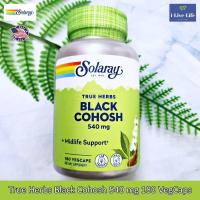 ราคา สารสกัดจากรากแบลกโคฮอช True Herbs Black Cohosh 540 mg 180 VegCaps Solaray (20043120826)