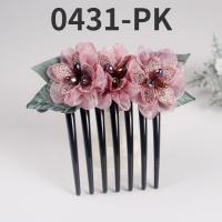 ราคา Crystal silk yarn comb inserted comb Adult Lady simple hair accessories (19576004220)