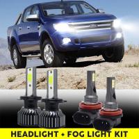 ราคา ชุดแปลงไฟหน้า LED สำหรับ Ford Ranger ปี2006 2010หลอดไฟตัดหมอก4ชิ้น (10547548485)