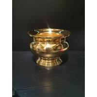 ราคา กระถางธูปกลม 5 นิ้ว ผิวเกลี้ยงเรียบ ขัดเงา (9623581459)