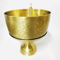 ราคา ขันพาน 7 นิ้ว ตอกลายดอกมะลิล้วน ทัพพีตอกลาย (7106610913)