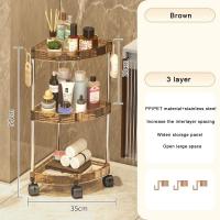 ราคา DANLE จัดส่งฟรี ชั้นวางของในห้องน้ำชั้นวางของในห้องน้ำมุมห้องน้ำในครัวเรือนฝักบัวหอพักชั้นวางของหลายระดับ (21203935136)