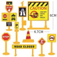 ราคา Abcstyle99 ป้ายจราจร ของเล่นเด็กป้ายจราจร 28 ชิ้น ป้ายจราจรจิ๋ว โมเดลจราจร รถตักดิน ไฟจราจร ขนาดพอดีมือเด็ก หยิบจับง่าย (21187565460)