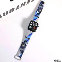 ราคา เลิฟดับบ Jam Tangan LED Jam Tangan Elektronik นักเรียนเด็กกระดุมพิมพ์ลายการ์ตูนแฟชั่น (19676041453)