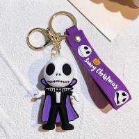 ราคา การ์ตูนดิสนีย์ Nightmare Before Christmas พวงกุญแจ Jack Skellington Sally จี้ Keyrings ตุ๊กตาน่ารักที่ใส่กุญแจเครื่องประดับ (20512407869)