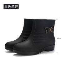 ราคา รองเท้าลุยน้ำรองเท้ากันฝนสั้นของผู้หญิงท่อกันลื่นสำหรับผู้หญิงรองเท้าใส่ลุยน้ำรองเท้าบูทหน้าฝนสำหรับผู้หญิงร้อยแบบแฟชั่น (17219320983)
