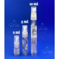 ราคา จวดน้ำหอมแบ่ง หัวสเปรย์ พร้อมติดสติ๊กเกอร์ข้างขวด มีให้เลือกหลายขนาด (18340003304)