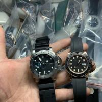 ราคา นาฬิกากลไกของผู้ชายชุดผีน้ำสองชั้นลายหมีแพนด้าสีเขียวดำ (19545194913)