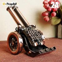 ราคา D Night Miniโมเดลปืนใหญ่Retro Mental Steel Bronze Crafts Decoration (5151224586)