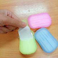 ราคา พร้อมส่ง สบู่แผ่นพกพา กล่องคละสี สบู่ล้างมือ สบู่แห้ง 1 กล่อง มี 20 แผ่น สินค้าในไทย (20761499297)