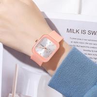 ราคา kezzi square plate large watch female high end fashion waterproof Korean tide dial college students (19193457702)