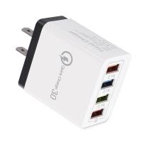 ราคา UNI Ready Stock 4 Port Fast Quick Charge QC 3 0 USB Hub Wall Charger Power Adapter Plug (11348339526)