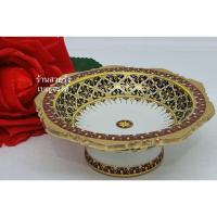 ราคา พานรอง เบญจรงค์ มีขนาด2 5 นิ้ว สวย พานรองพวงมาลัย ถาดใส่อาหาร ของไหว้ ถวายพระ ตกแต่งบ้าน งานพิธี พานใส่ขนม ผลไม้ สวยหรู บริการเก็บเงินปลายทาง สำหรับคุณ (16215088344)