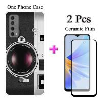 ราคา เคสแฟชั่นแบบ2 IN 1พิมพ์ลาย Y7A Huawei พร้อมหน้าจอเซรามิกสองชิ้น (19621166548)