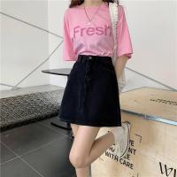ราคา พร้อมส่ง กระโปรงยีนส์สั้น 001 ซิปหน้า กระโปรงยีนส์แฟชั่น ผู้หญิง เอวสูง แฟชั่นมาใหม่ (19936064239)