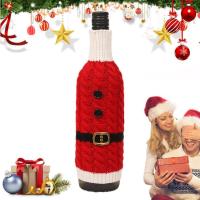 ราคา Wine Bottle Toppers Cover Your Wine Bottle In A Dress for Christmas Christmas Party Holiday Dinner Table Decoration Champagne Bottle Set for Home Decoration kindly (20400827863)