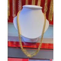 ราคา สร้อยคอทองลายหางกระรอกขนาด5 10บาท ยาว24นิ้ว แถมฟรีตะขอตราปั้ม (13911259522)