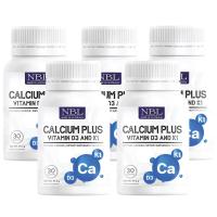 ราคา NBL Calcium Plus Vitamin D3 K1 30 Capsules (14978384364)