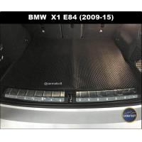 ราคา แผ่นปูท้ายรถ BMW X1 E84 ปี2009 15 ลายกระดุมเล็กPVC สีดำ เข้ารูป ตรงรุ่นรถ (6473472057)