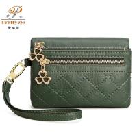 ราคา กระเป๋าสตางค์ หนังนิ่ม ใบสั้น มีซิปคู่ พร้อมสายคล้องข้อมือ สําหรับผู้หญิง (20355795358)