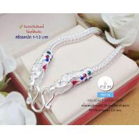 ราคา สร้อยคอเงินแท้92 5 สร้อยห้อยพระ 1 องค์ ลายสี่เสา หนัก 1 1 3 บาทตัน ยาว 16 26 นิ้ว สร้อยงานไทย (21186905307)