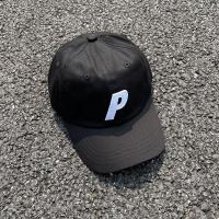 ราคา 2023 Wang Yibos same style American street skateboard fashion brand P letter embroidered soft top baseball cap peaked cap mens and womens hat INS (20407960469)