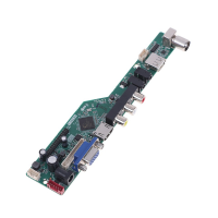 ราคา High Quality T V53 03 Universal LCD TV Controller Driver Board V53 Analog TV TV AV PC HD USB Media Motherboard (19679364291)