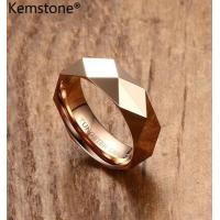 ราคา Kemstone แฟชั่นแหวนเพชรทังสเตนเหล็ก 6 มม สำหรับผู้ชาย (1931204723)