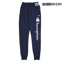 ราคา Champion กางเกงขายาวของแท้สำหรับผู้ชายและผู้หญิงกางเกงลำลองกีฬากางเกงขายาวลายลำแสงโลโก้ปัจจุบัน (20266027662)