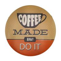 ราคา ป้ายสังกะสี ป้ายวินเทจ ปั๊มนูน ป้ายวงกลม ขนาด 30 ซม ป้ายกาแฟ (14934315195)