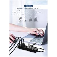 ราคา 1 Piece Switch Hub3 0 Splitter Hub Port Expander Black USB Computer Splitter 7 Prot 3 0 2 0 Hub (20145480062)