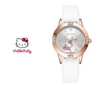 ราคา นาฬิกาเด็กลาย Hello Kitty ของแท้100 สร้อยข้อมือลำลองกันน้ำ30เมตรสำหรับเด็กผู้หญิง3271 328 (11203909991)