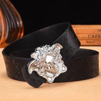 ราคา เข็มขัดเข็มขัดหนังสำหรับผู้ชายVersaceบ้านYoung PersonหัวMedusa Han Editionเข็มขัดL v C kน้ำ (10400567334)