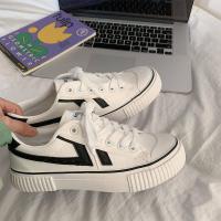ราคา Womens Sneakers Sports Shoes Flats Kawaii Cute Fashion Casual Vulcanized Running White Harajuku Athletic Spring Dropshipping (11739712637)