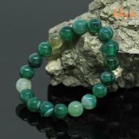 ราคา หินอาเกต หินโมรา สีเขียว ขนาด 10 มิล Green Agate แต่งสี กำไลหินมงคล หินดวงตาสวรรค์ ช่วยปกป้องจากฝันร้าย หินสี กำไลหิน หินสีเขียว by ออมทอง (4240382159)