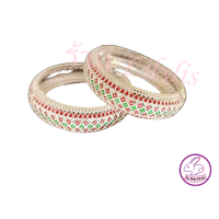 ราคา กำไลข้อมือ ญ กำไลชุดไทย ดอกจิกลงยา เครื่องประดับชุดไทย สำหรับผู้หญิง ร้าน Lilylis (13200347802)