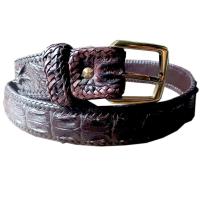 ราคา เข็มขัดหนังจระเข้กระดูกคู่ ถักขอบตลอดเส้น ขนาดของเข็มขัด 1 5 นิ้ว ยาว ตลอดเส้น 47 นิ้ว (20835345598)