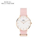 ราคา ทักแชทรับโค้ด Daniel Wellington นาฬิกาข้อมือ Petite Rosewater RG White 32มม สีชมพู (20603574719)